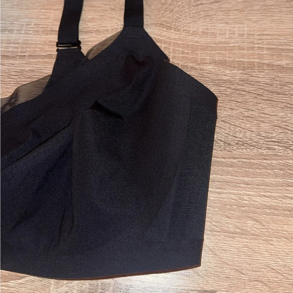 Honeylove CrossOver Wireless Black Bra Size 1X‎ 40C/D